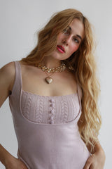 The Camille Dress in Lilac Blush