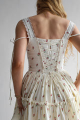 The Fae Dress in Fraise