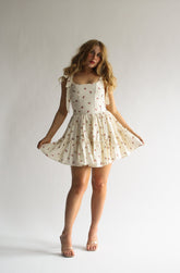 The Siena Mini Dress in Fraise