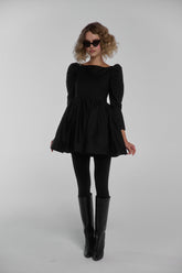 Silk Wool Party Dress